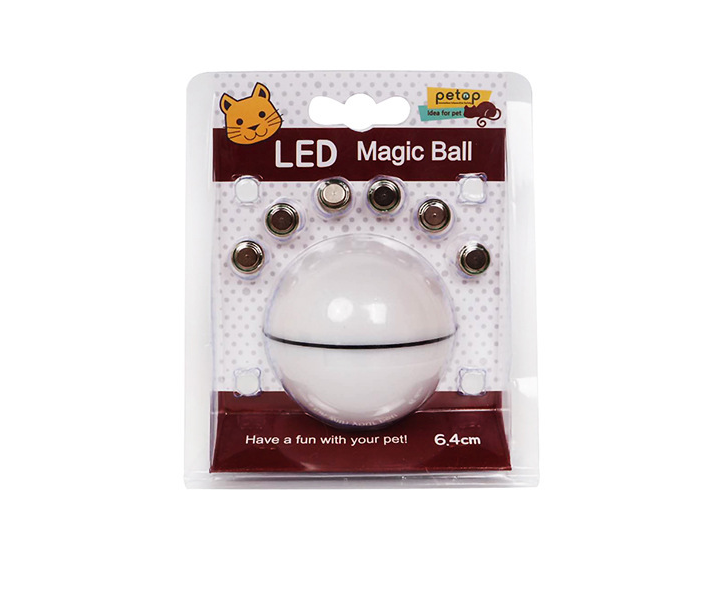 RNox LED Laser Rolling Cat Toy Ball